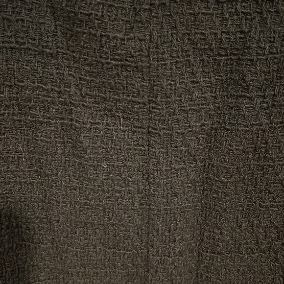 𝅺trf ZARA BLACK SHORT TOP WITH FRINGE SIZE SMALL - Picture 7 of 9